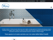 Tablet Screenshot of maltafratelli.com